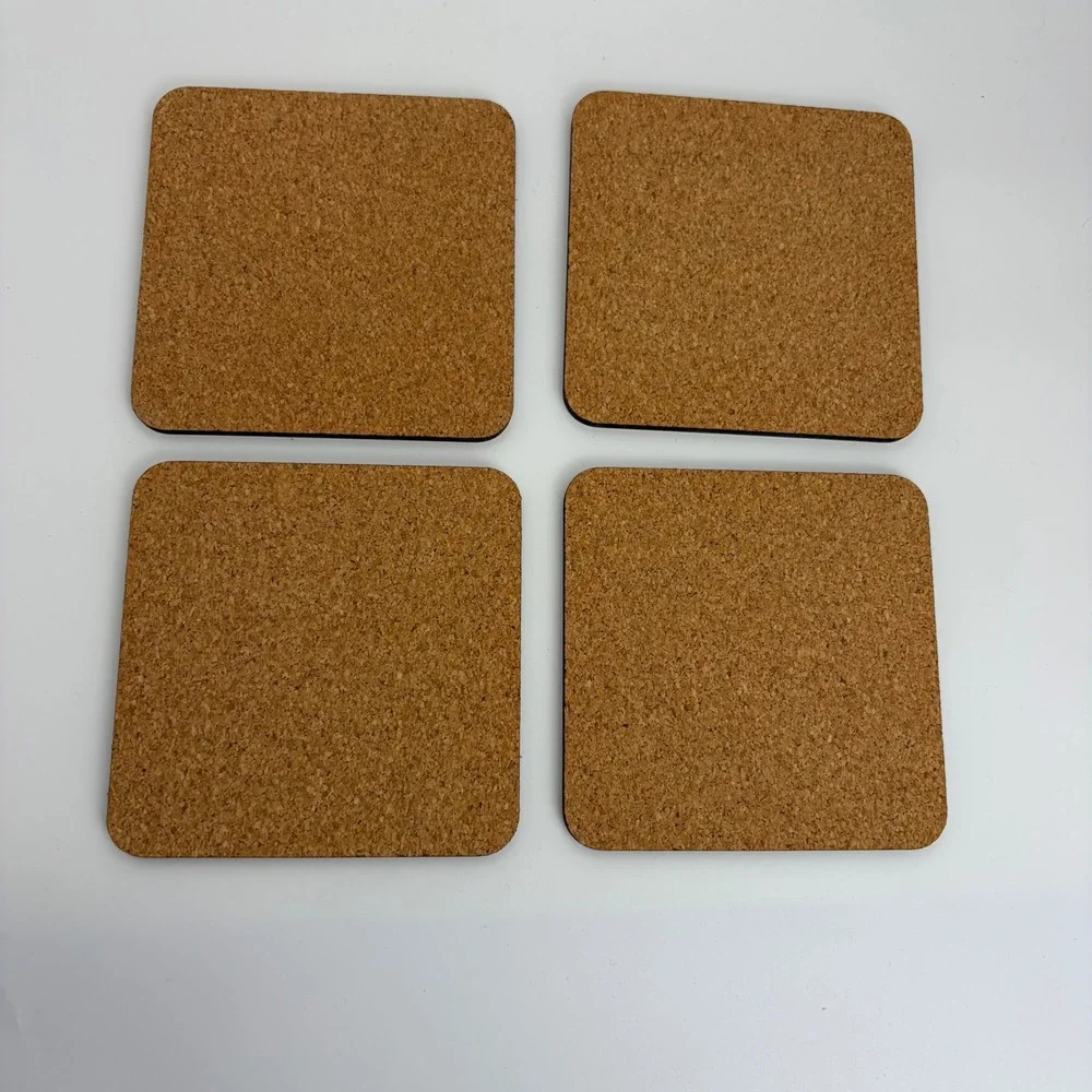 Warren Kimble Otagiri American Folk Art Rabbit Coasters Set of 4 Vintage